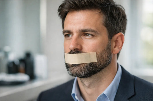 Bande adhésive bouche barbe: ça tient ?
