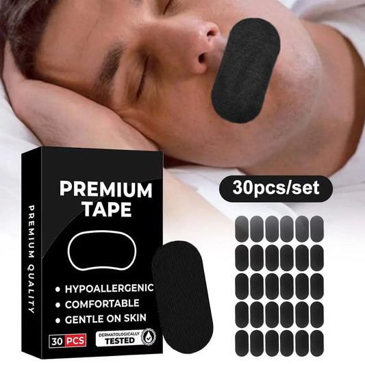 SOMNIA Sleep Strips — Bande Buccale Anti-Ronflement de Qualité Médicale (30 unités)
